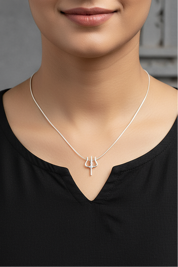 Trishul Pendant + Chain