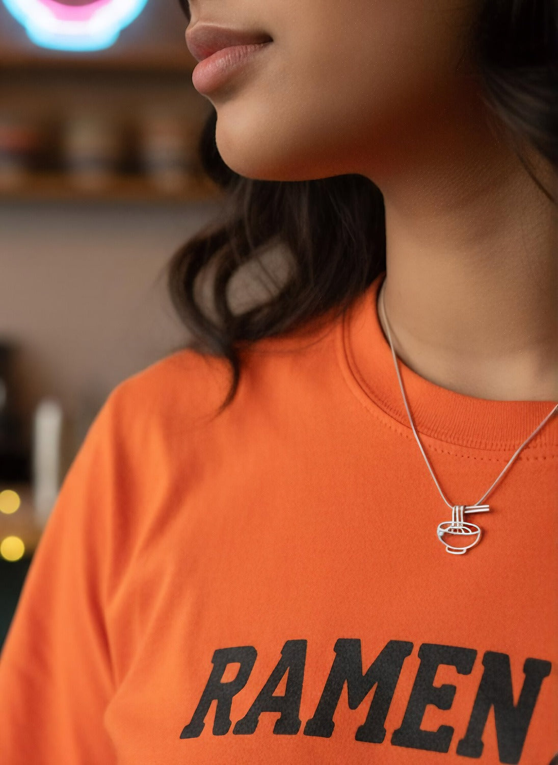 Ramen Pendant + Chain