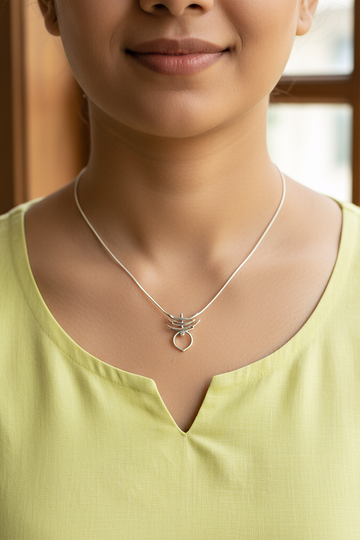 Nimbu Mirchi Pendant + Chain