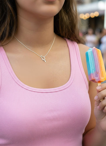 Popsicle Pendant + Chain