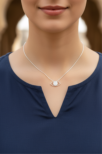 Evil Eye Pendant + Chain