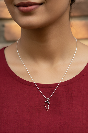 Laal Mirchi Pendant + Chain
