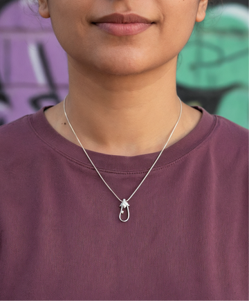 Baingan Emoji Pendant + Chain