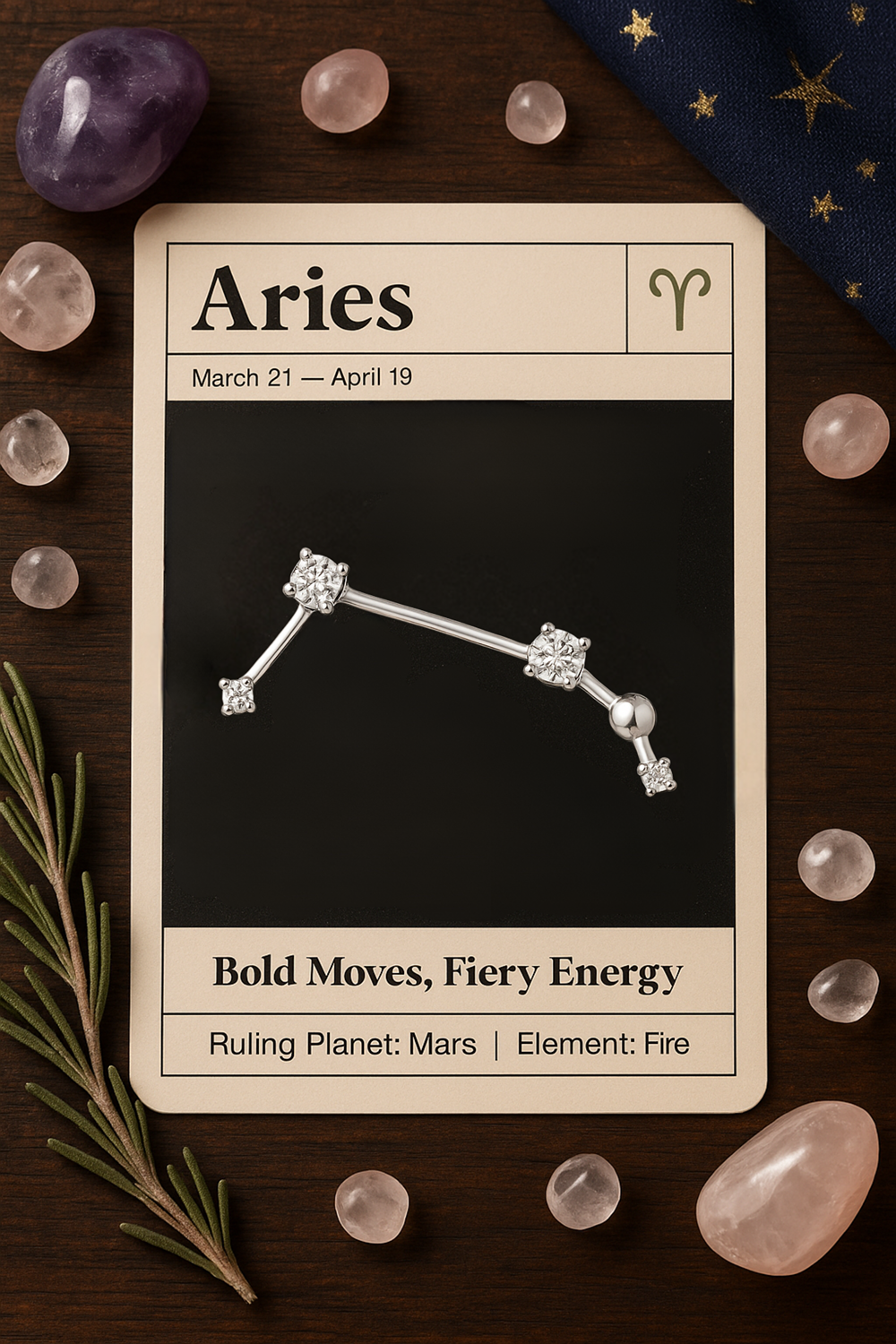 Aries Constellation Bracelet