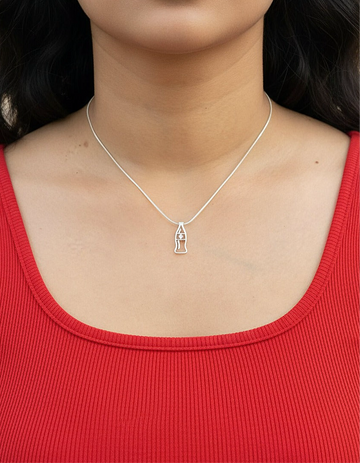 Cola Bottle Pendant + Chain