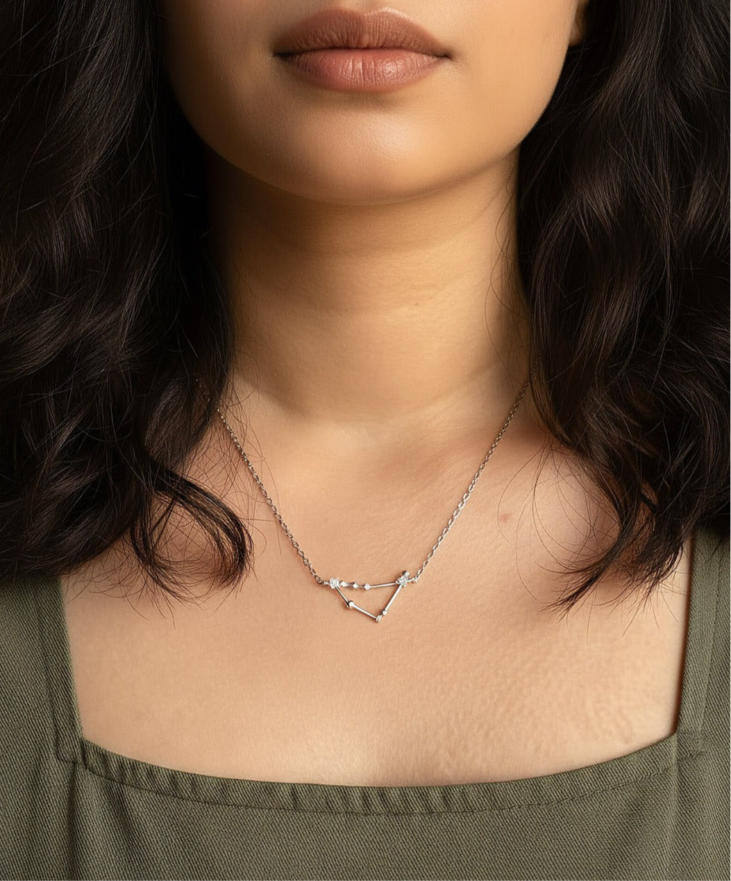 Capricorn Constellation Pendant + Chain