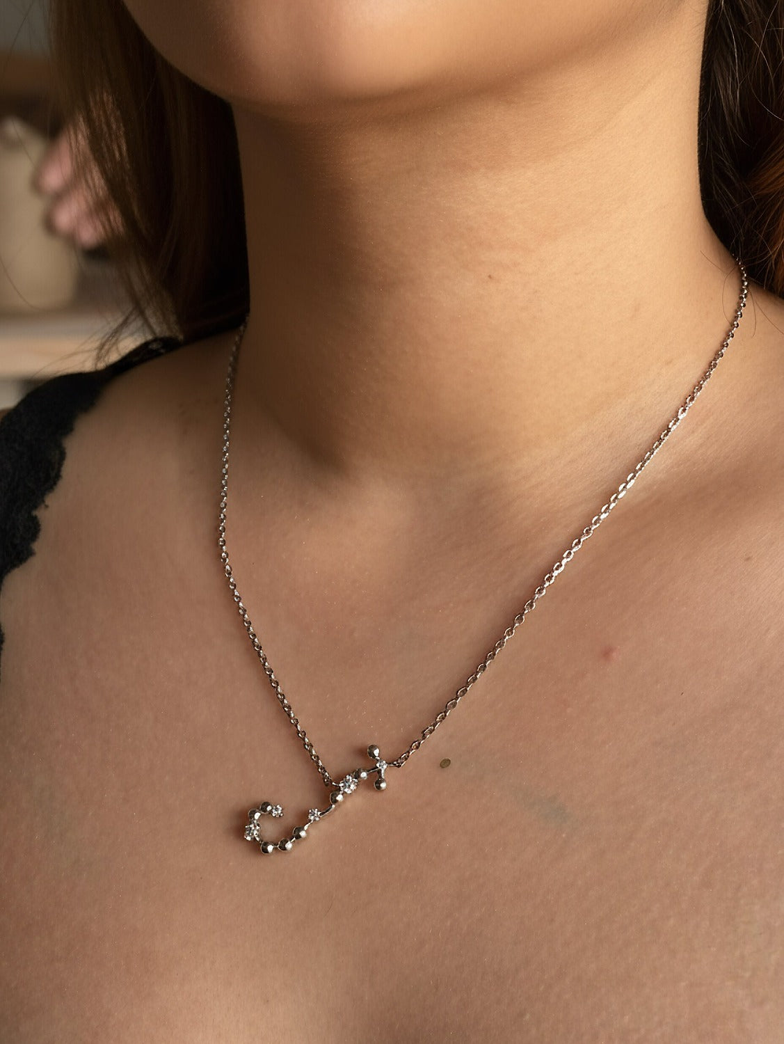 Scorpio Constellation Pendant + Chain
