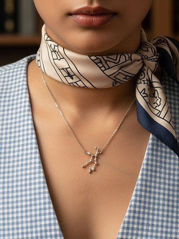 Virgo Constellation Pendant + Chain