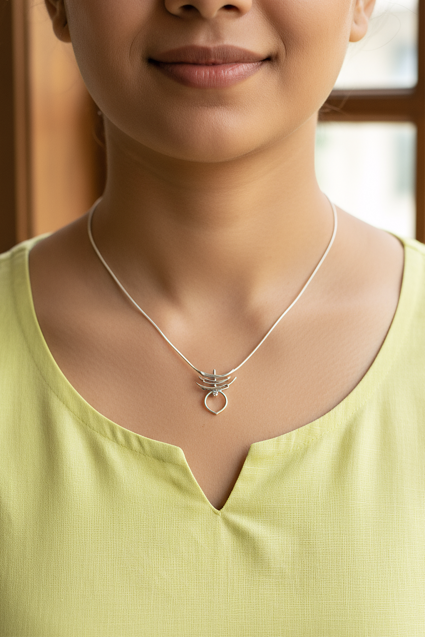 Nimbu Mirchi Pendant + Chain