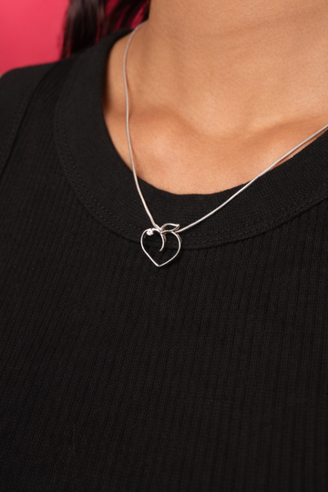 Peach Emoji Necklace