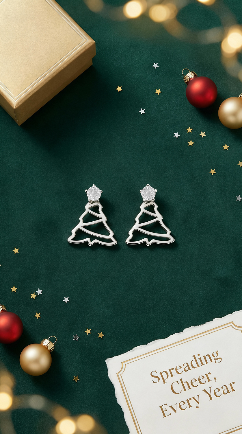 Christmas Tree Earrings