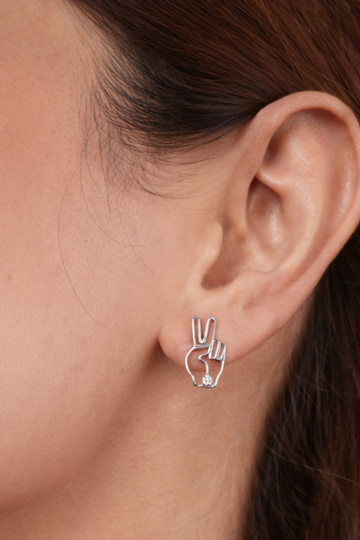 Peace Emoji Earrings