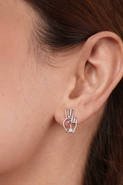 Peace Emoji Earrings