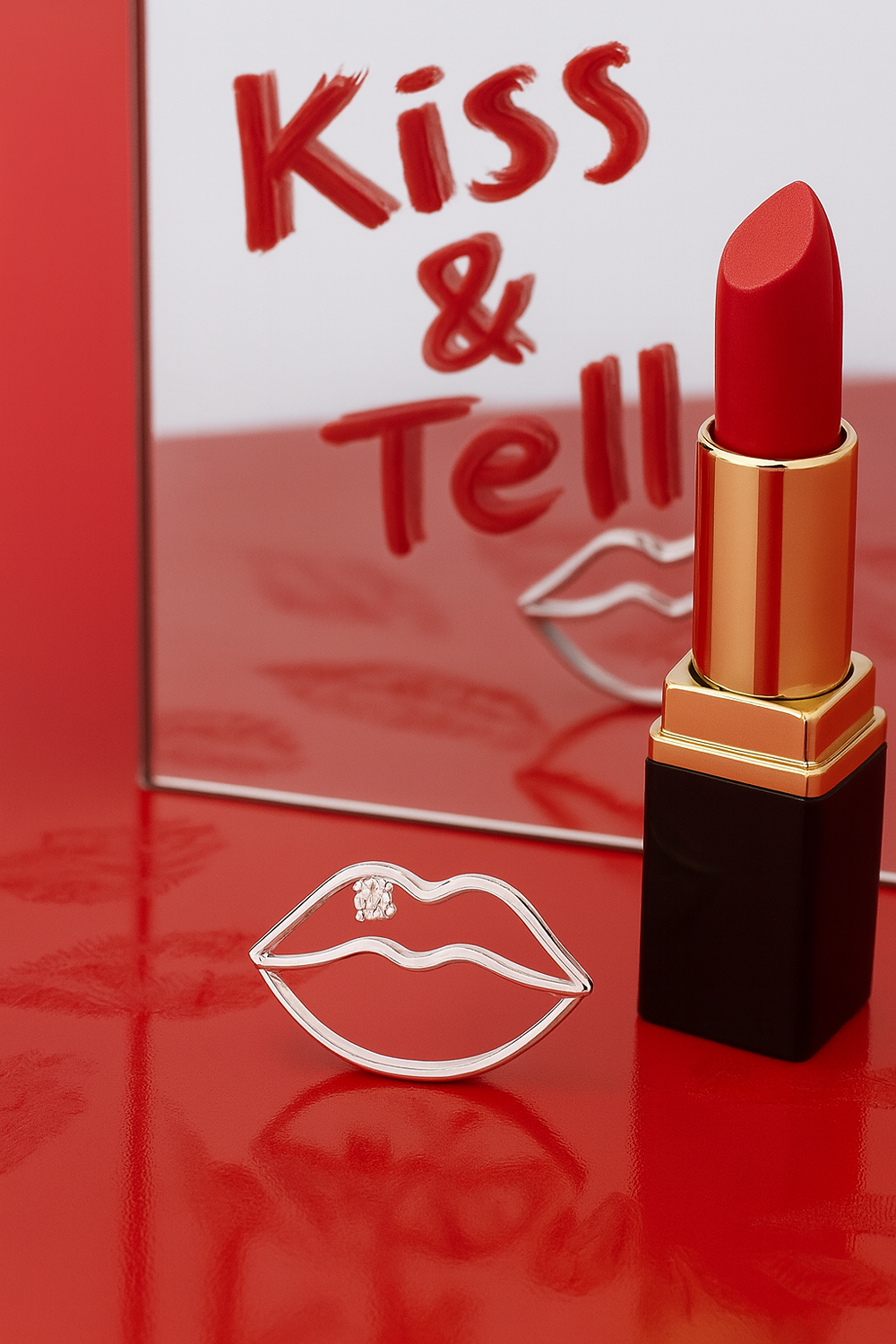 Lips Emoji Earrings