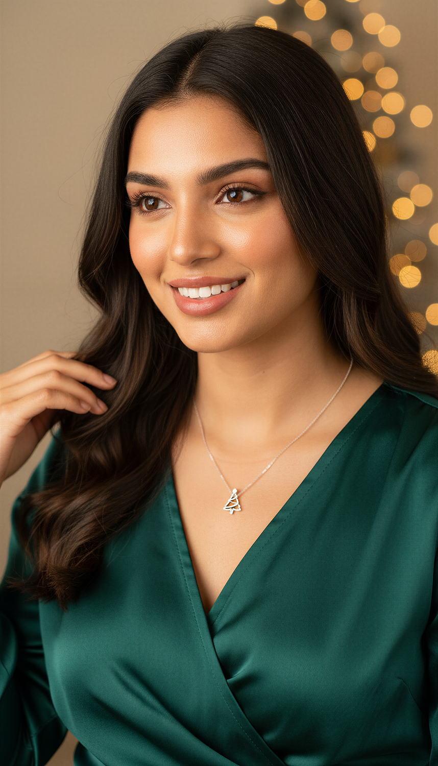 Christmas Tree Necklace