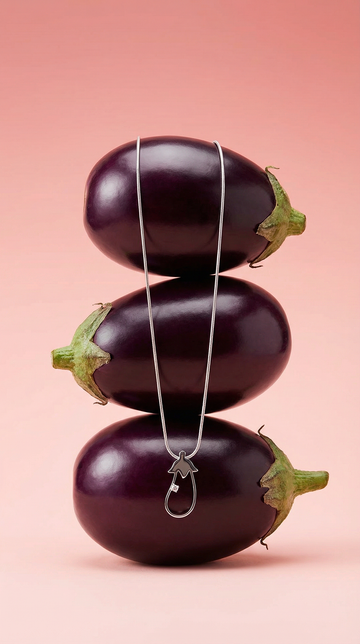 Baingan Emoji Necklace