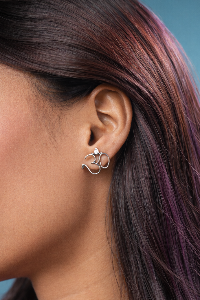 Om Earrings