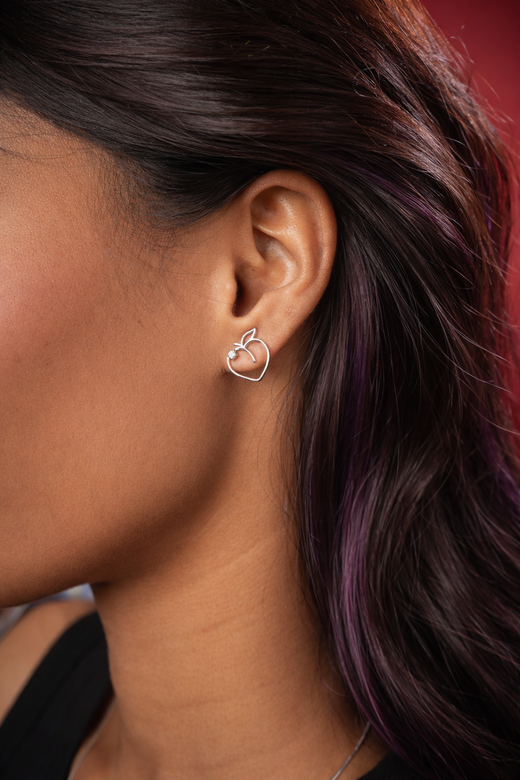 Peach Emoji Earrings