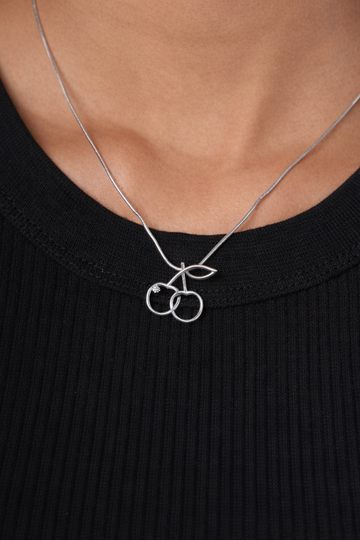 Cherry Emoji Necklace